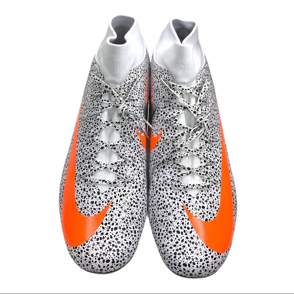 Nike Mercurial Soccer Cleats SUPERFLY CR 7 SAFARI + Shin Guard